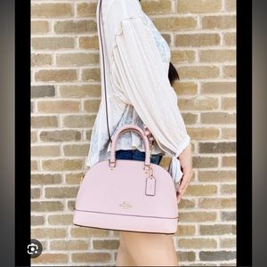 Coach crossgrain mini sierra satchel